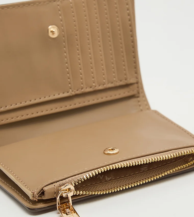 Anne Klein  Anne Klein Color Block Zippered Wallet for Women | Best Price UAE